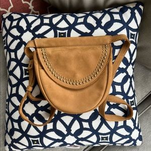 NWOT Sundance Vera Pelle Genuine Leather Crossbody Bag